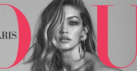 Gigi Hadid strips down to nothing but heels on cover of ...